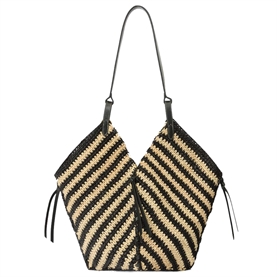 Isabel Marant Tampa Tote Taske, Black/Natural 